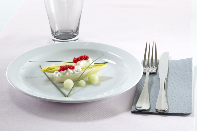 Assiette creuse rond blanc porcelaine Ø 22 cm Venus