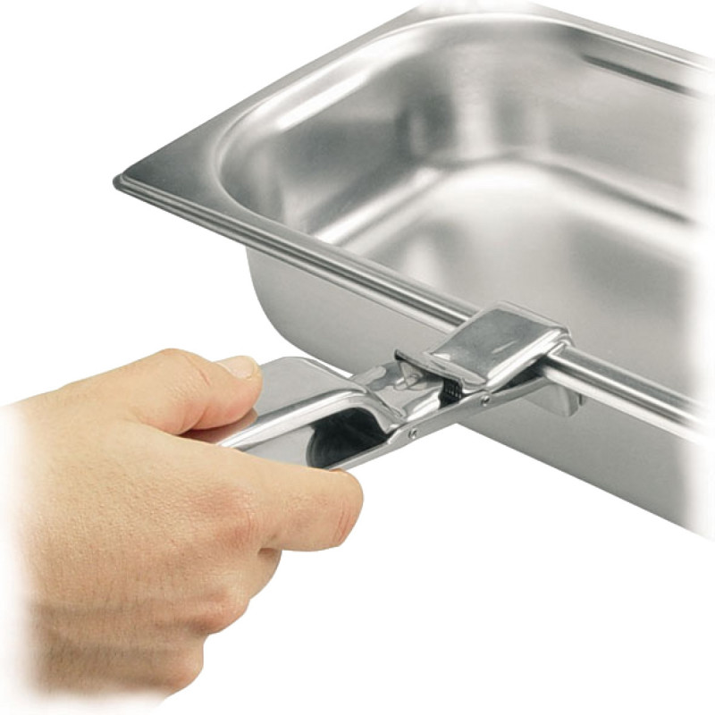 Pince à plat chaud inox 19 cm Lacor