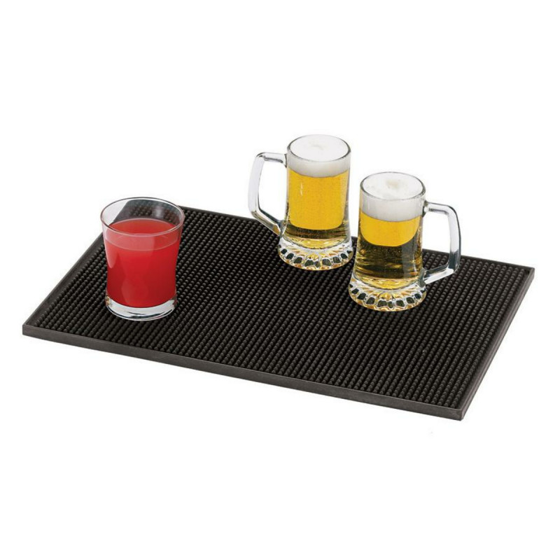 Tapis de bar noir 45x30,2 cm Pro.mundi