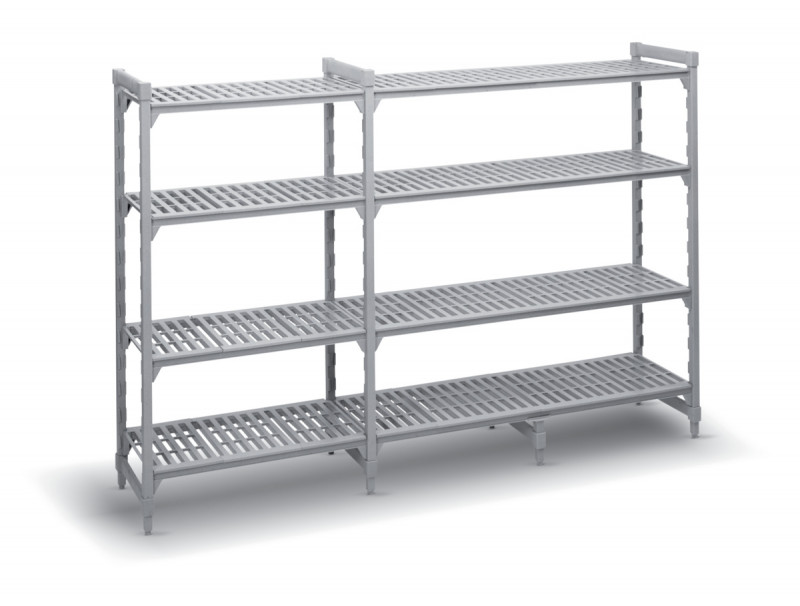 Rayonnage 4 niveaux acier 108 cm x 170 cm 800 kg 4 étagères Camshelving Cambro