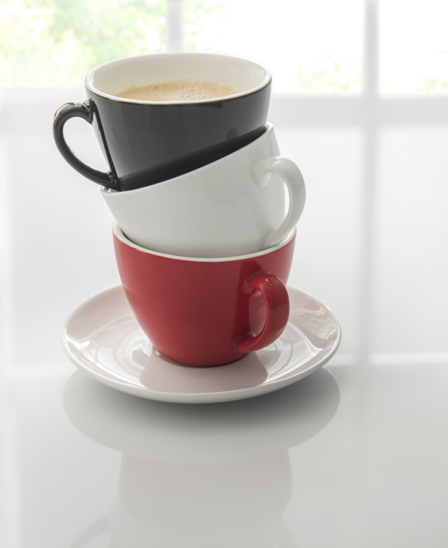 Mug rond rouge porcelaine 32 cl Ø 8,3 cm Emotions Pro.mundi