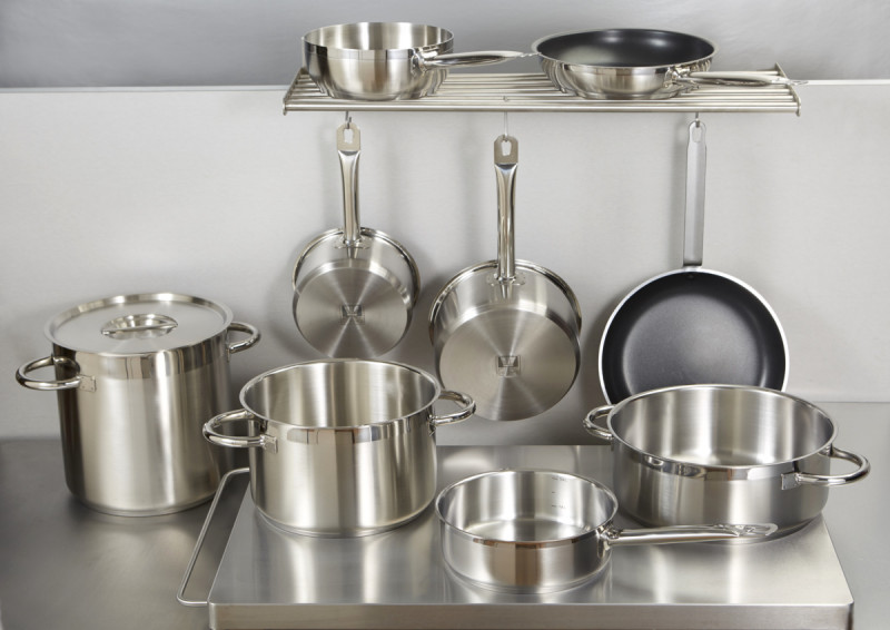 Sauteuse conique inox Ø 20 cm 7 cm 2,2 L Qualiplus Pro.cooker