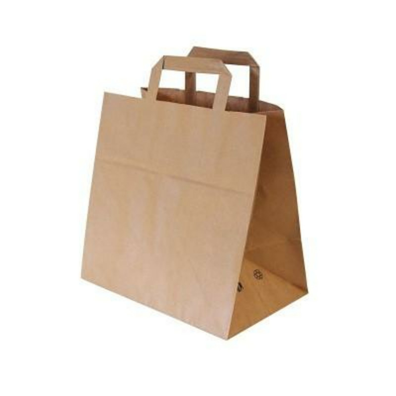 Sac cabas kraft 26x26 cm (250 pièces)