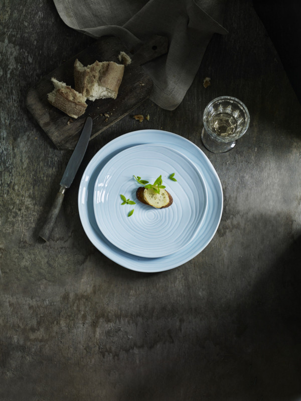 Assiette coupe plate rond blanc porcelaine culinaire Ø 21 cm Teck Pillivuyt
