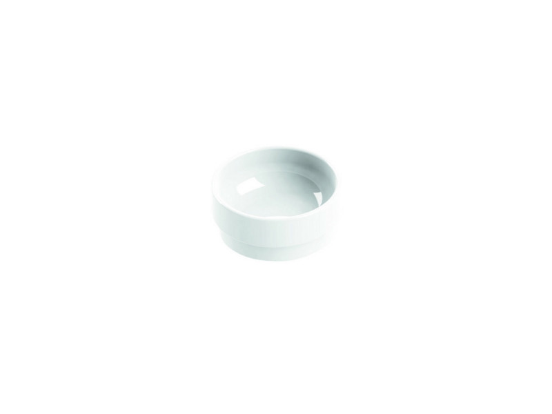 Ramequin rond blanc porcelaine vitrifiée Ø 6,5 cm Brasserie Astera