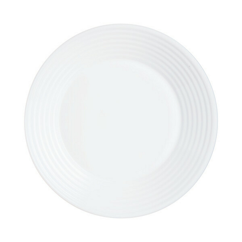 Assiette creuse rond blanc verre opal Ø 23,6 cm Stairo Arcoroc