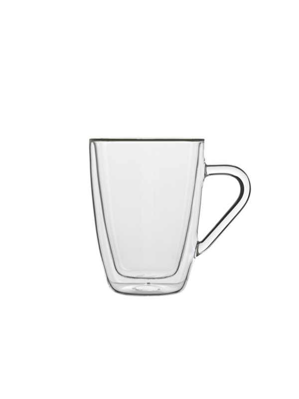 Mug rond transparent verre borosilicate 32 cl Ø 8,5 cm Thermic Glass Luigi Bormioli