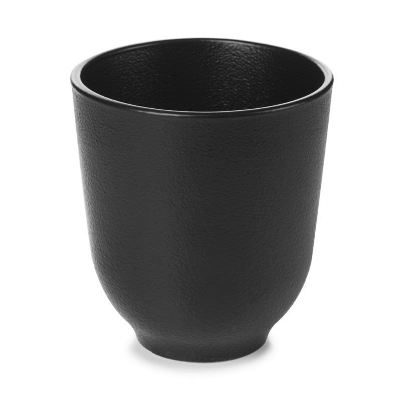 Tasse à thé rond noir porcelaine culinaire Ø 8 cm Adelie Revol