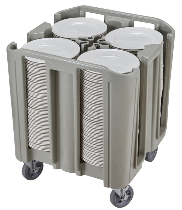 Chariot porte-assiettes plastique 1120 assiettes maximum 227 kg Adcsc Cambro