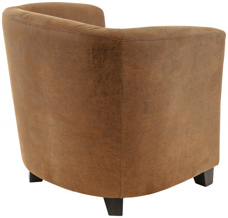 Fauteuil marron 70x72x70 cm Cuba