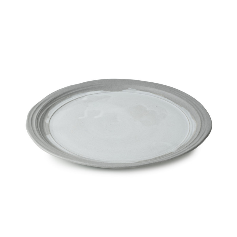 Assiette plate rond blanc porcelaine culinaire Ø 23,5 cm No.w Revol