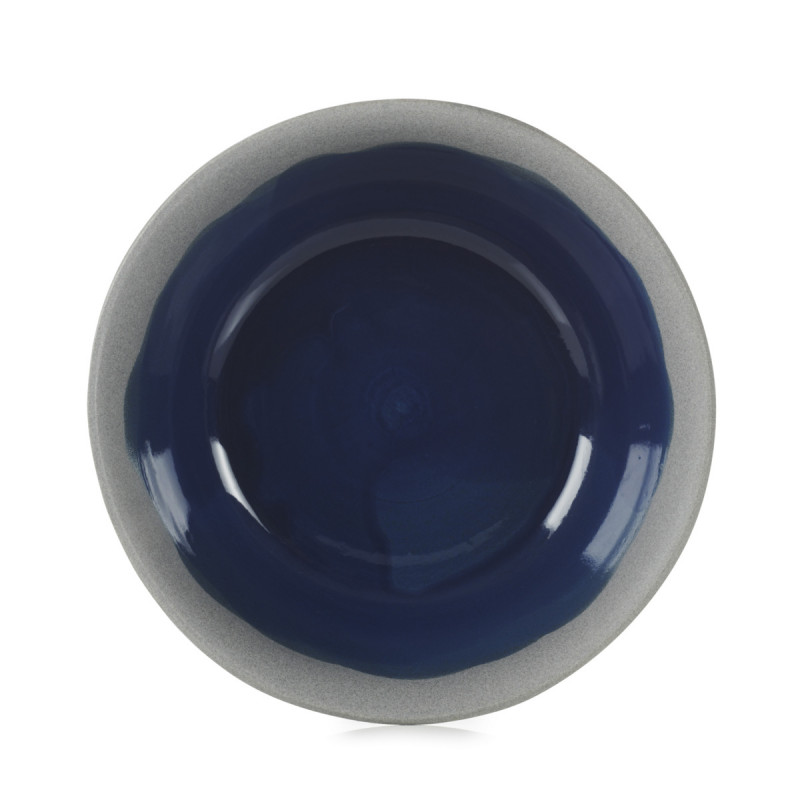 Bol rond bleu porcelaine culinaire Ø 17,3 cm No.w Revol