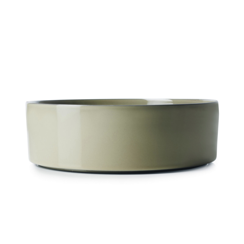 Saladier rond vert porcelaine culinaire Ø 25 cm Caractere Revol