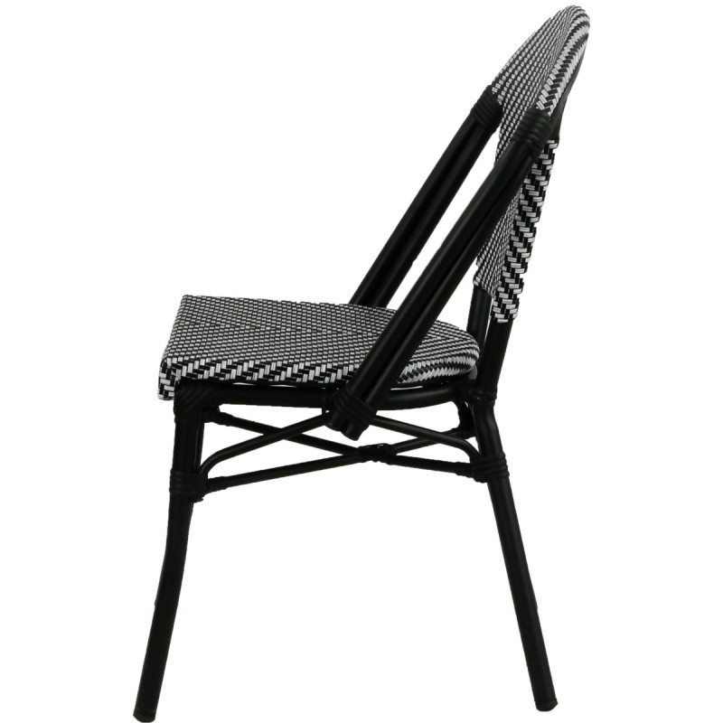 Chaise noir 88x47x58 cm Drouot