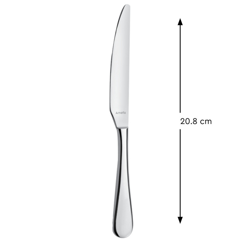 Couteau de table monobloc cranté 23,8 cm Madison Pro.mundi