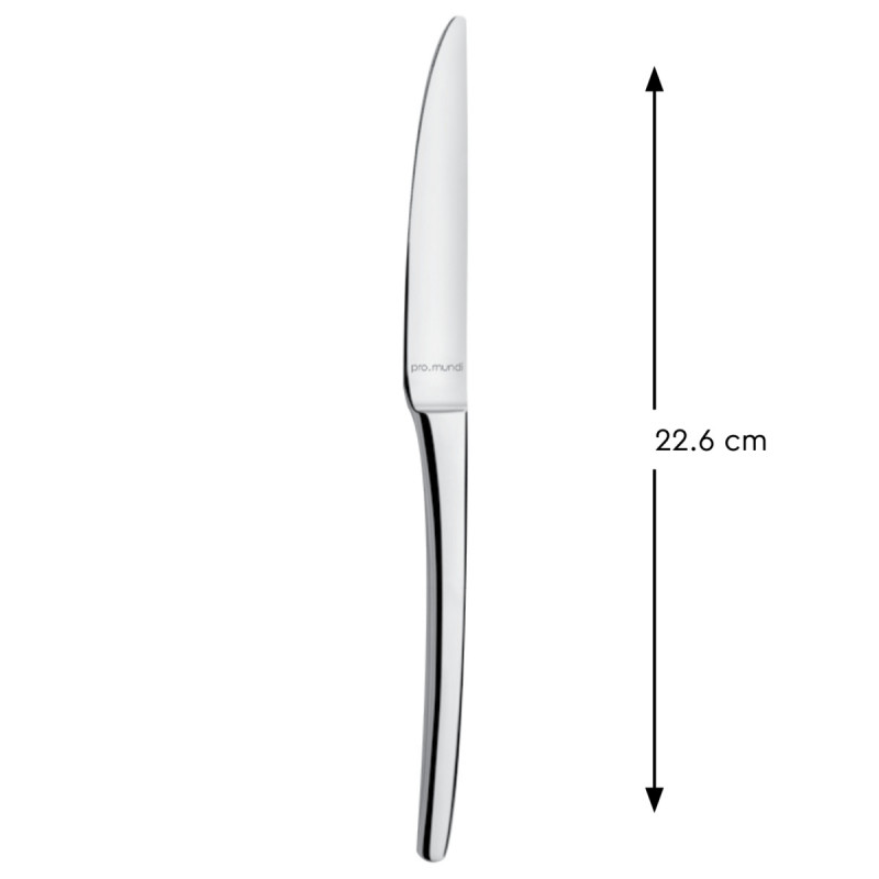 Couteau de table monobloc cranté 22,6 cm Elios Pro.mundi