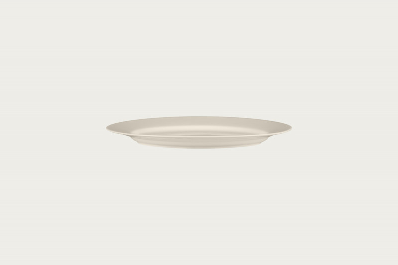 Assiette plate rond ivoire porcelaine bone china Ø 26 cm Fedra Rak