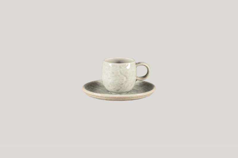 Tasse à espresso rond céladon porcelaine 10 cl Ø 6 cm Krush Rak