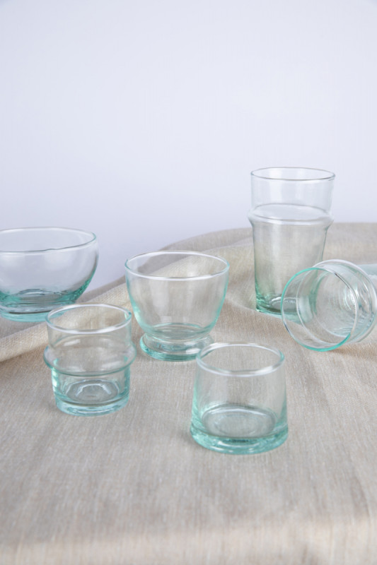 Verrine beldi transparent verre recyclé Ø 5,5 cm Lily Pro.mundi