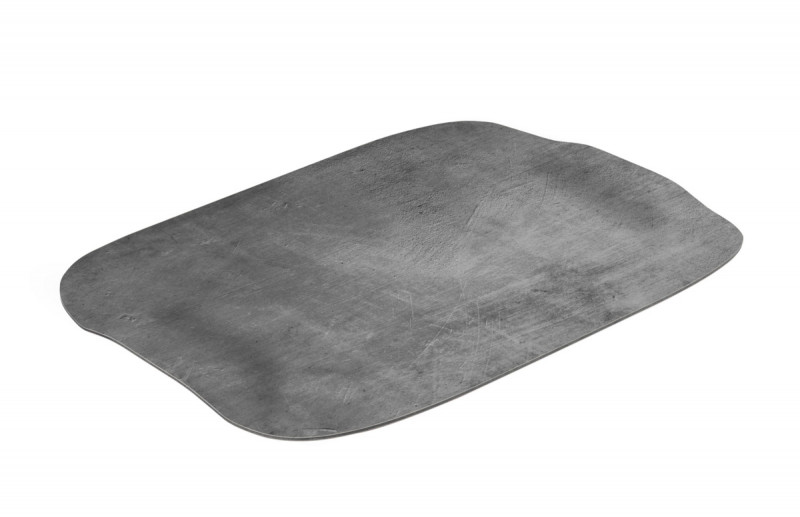 Plateau bois gris béton 41x29 cm Papillon Platex