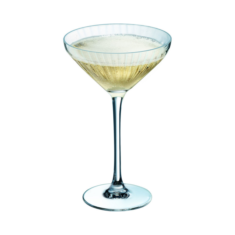 Verre a cocktail coupe verre cristallin 21 cl Symetrie Chef & Sommelier