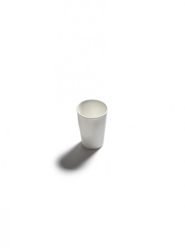 Tasse à café rond blanc porcelaine bone china Ø 6 cm Nido Serax