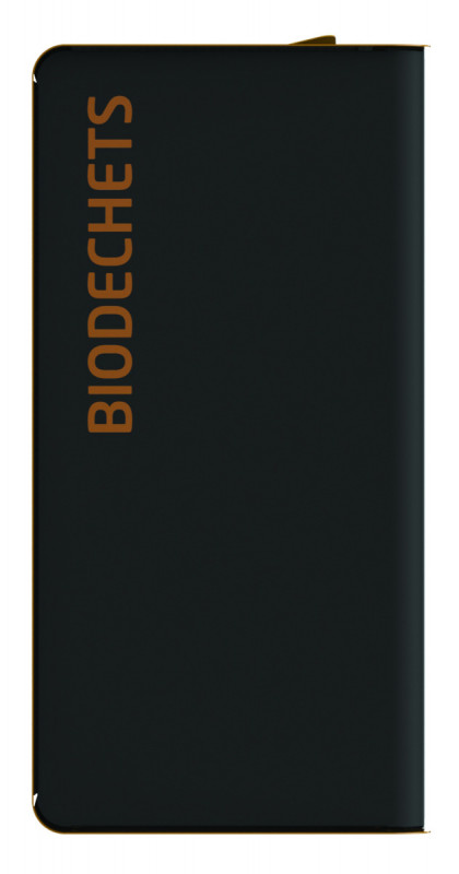 Borne de tri sélectif biodéchets 2 x 20L acier 40 L gris Cubatri Rossignol