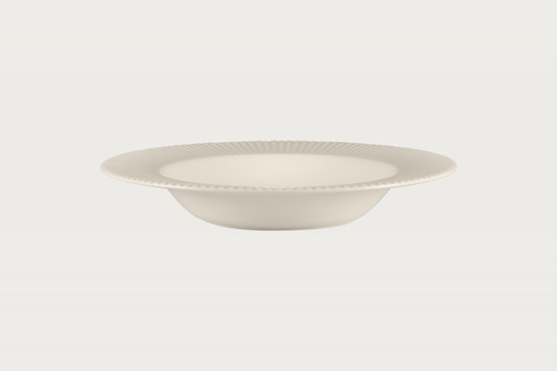 Assiette creuse rond blanc porcelaine bone china Ø 30,9 cm Spectra Rak