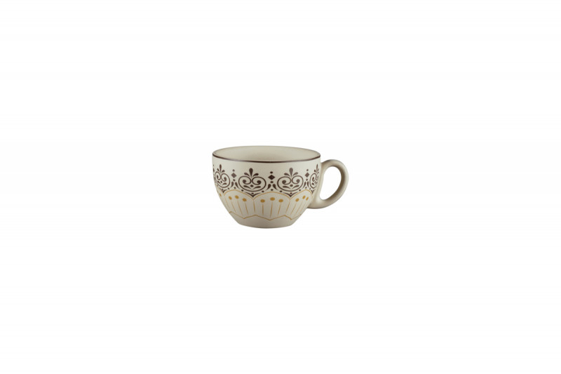 Tasse déjeuner boule rond Argila Décor Epura porcelaine 28 cl Ø 10,5 cm Earth Rak